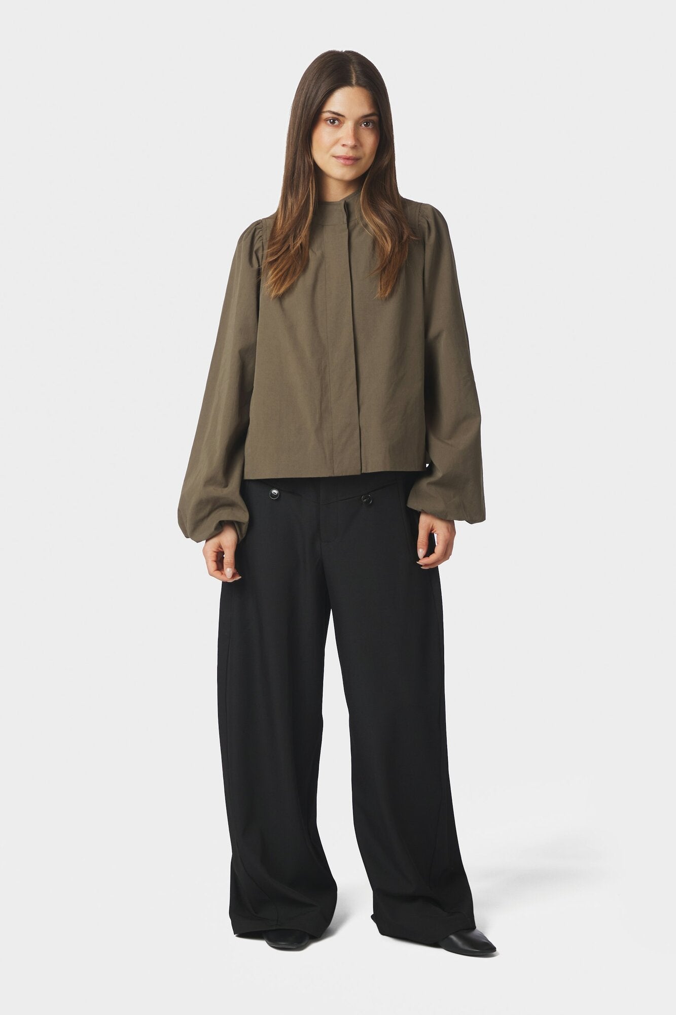 Tirsa Twill jakke - Army